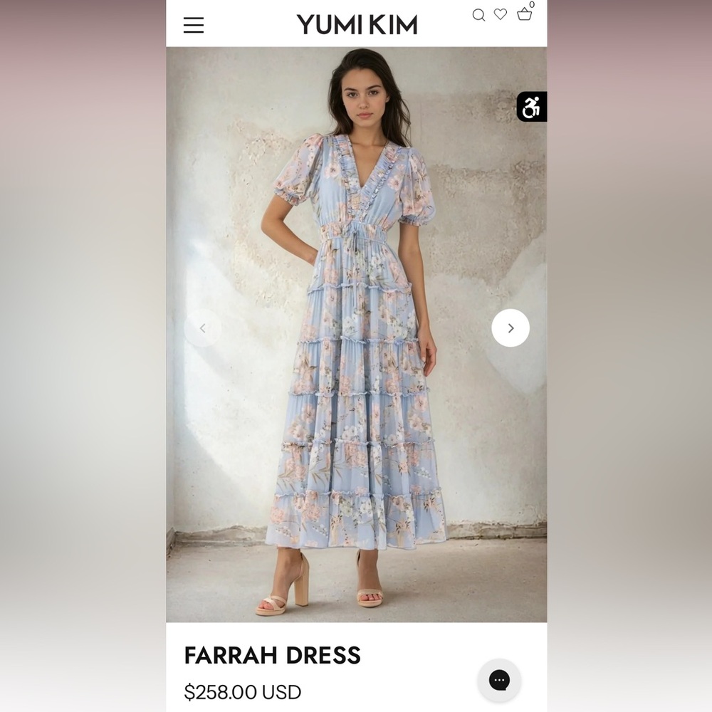 Yumi Kim Farah Dress Amalfi Sky